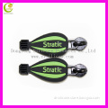 Custom logo pvc cord colorful silicone luggage zipper puller/eco-friendly silicone pull head of drag chain